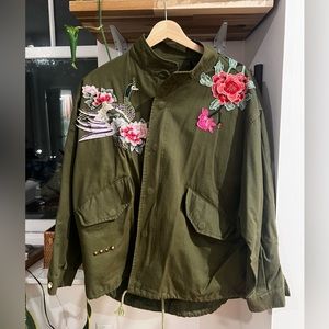 Rose army jacket